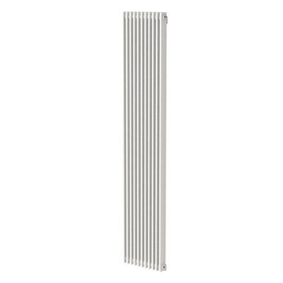 GoodHome Kensal HG1800368W White Thermodynamic Vertical Designer 3624BTU Radiator, (W)368mm x (H)1800mm
