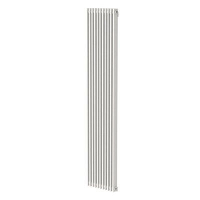 GoodHome Kensal HG1800368W White Vertical Designer 3624BTU Radiator, (W)368mm x (H)1800mm