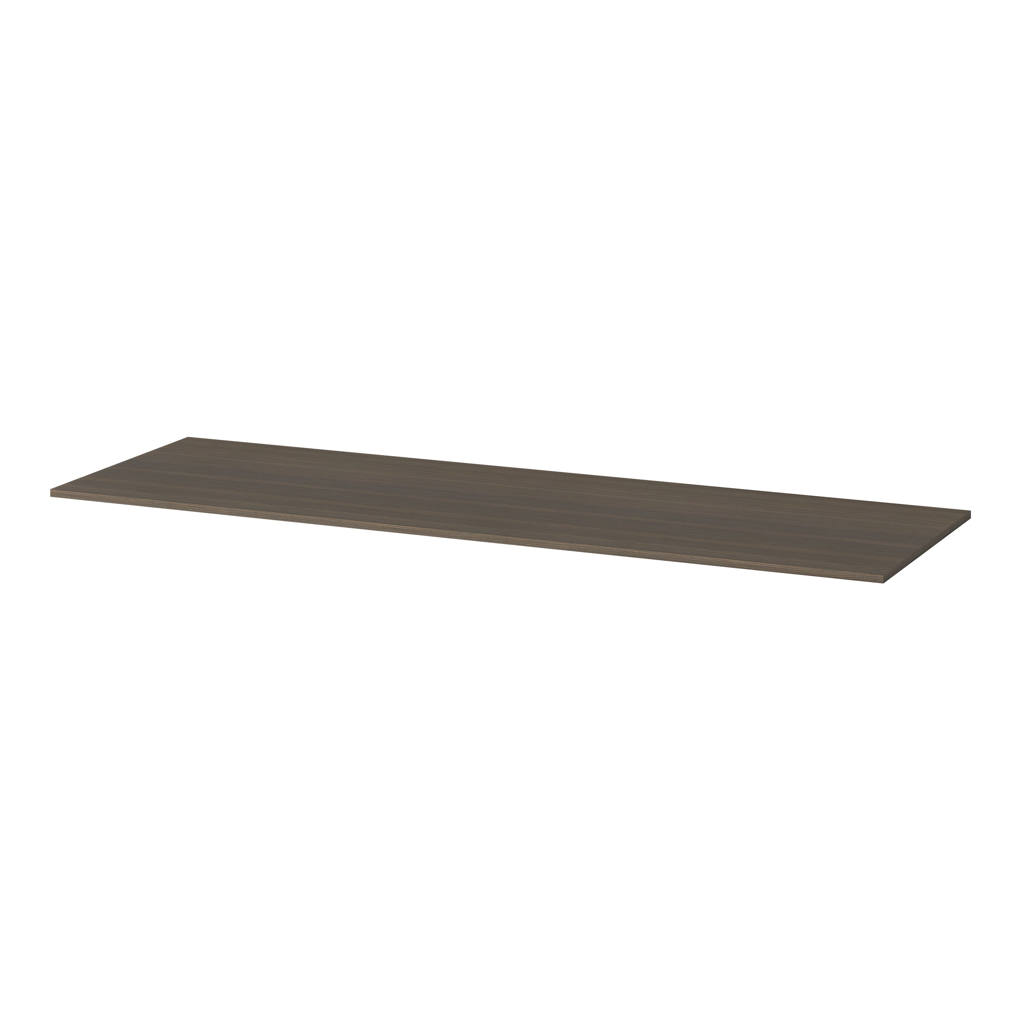 GoodHome Kentia Plywood Bathroom Basin vanity worktop (T)1.2cm x (D)45 ...