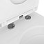 GoodHome Kentia White Close-coupled Round Toilet & cistern with Soft close seat