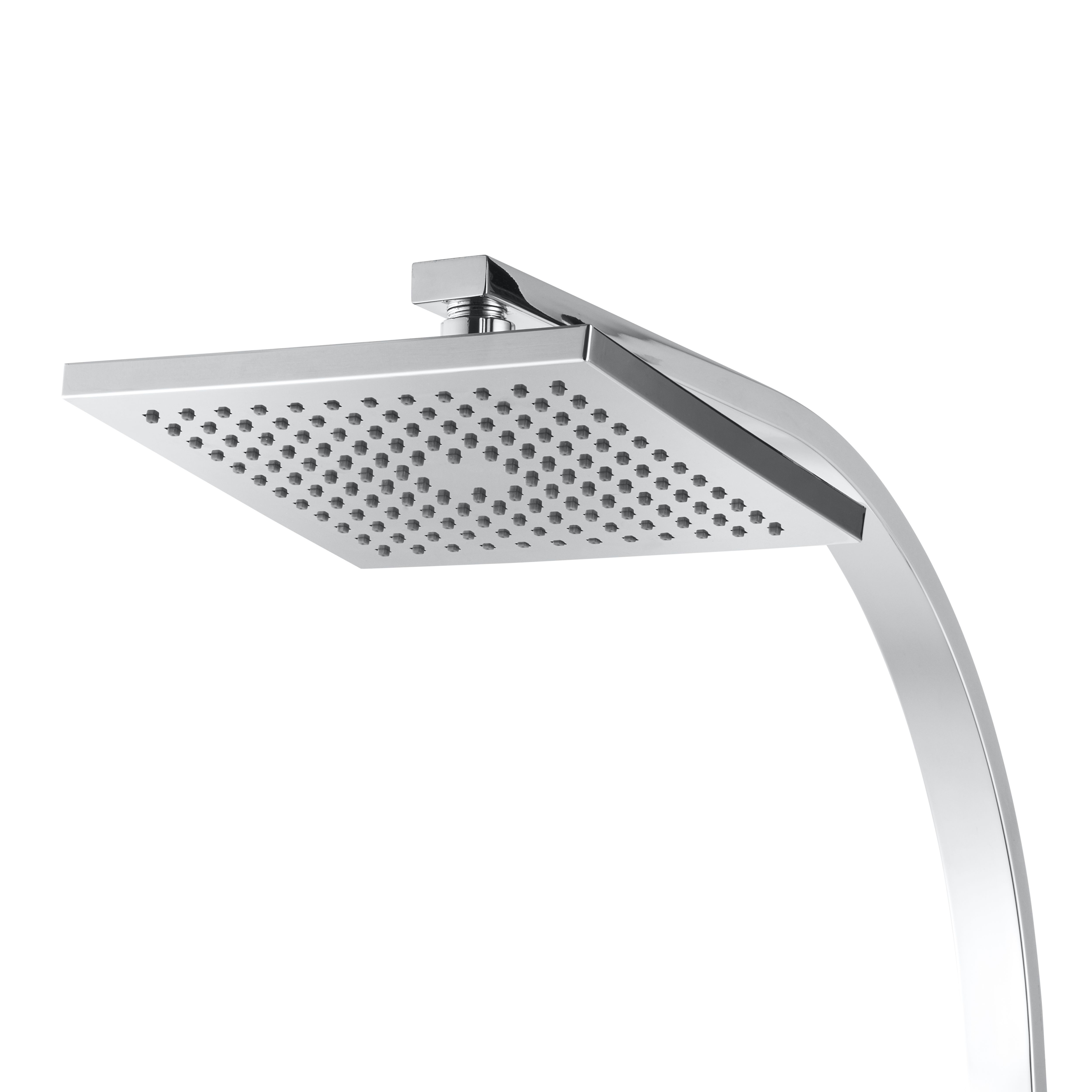 GoodHome Kever Chrome effect Wall-mounted Shower