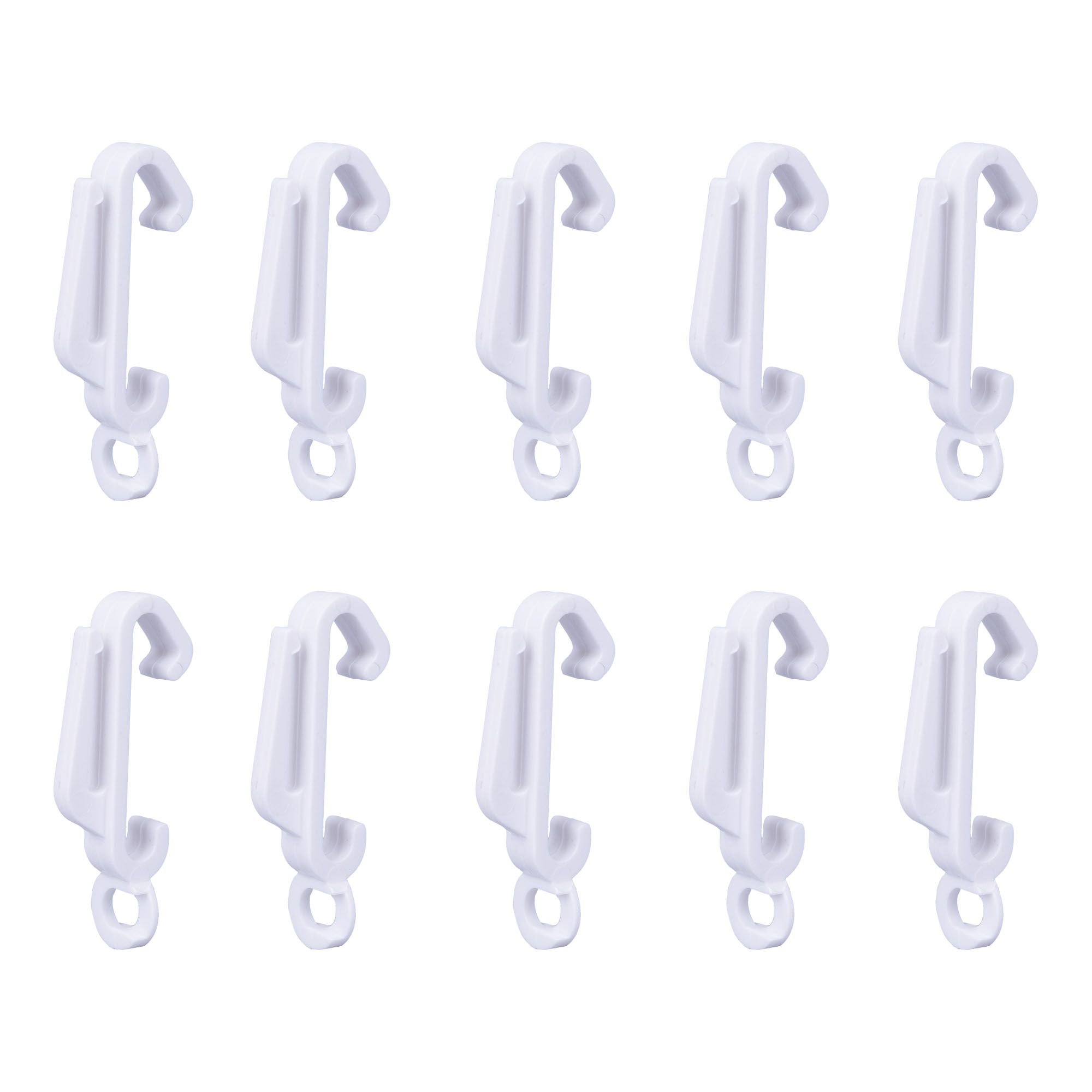 Goodhome Kias White Plastic Curtain Hook L 43mm Pack Of 10 Diy At B Q