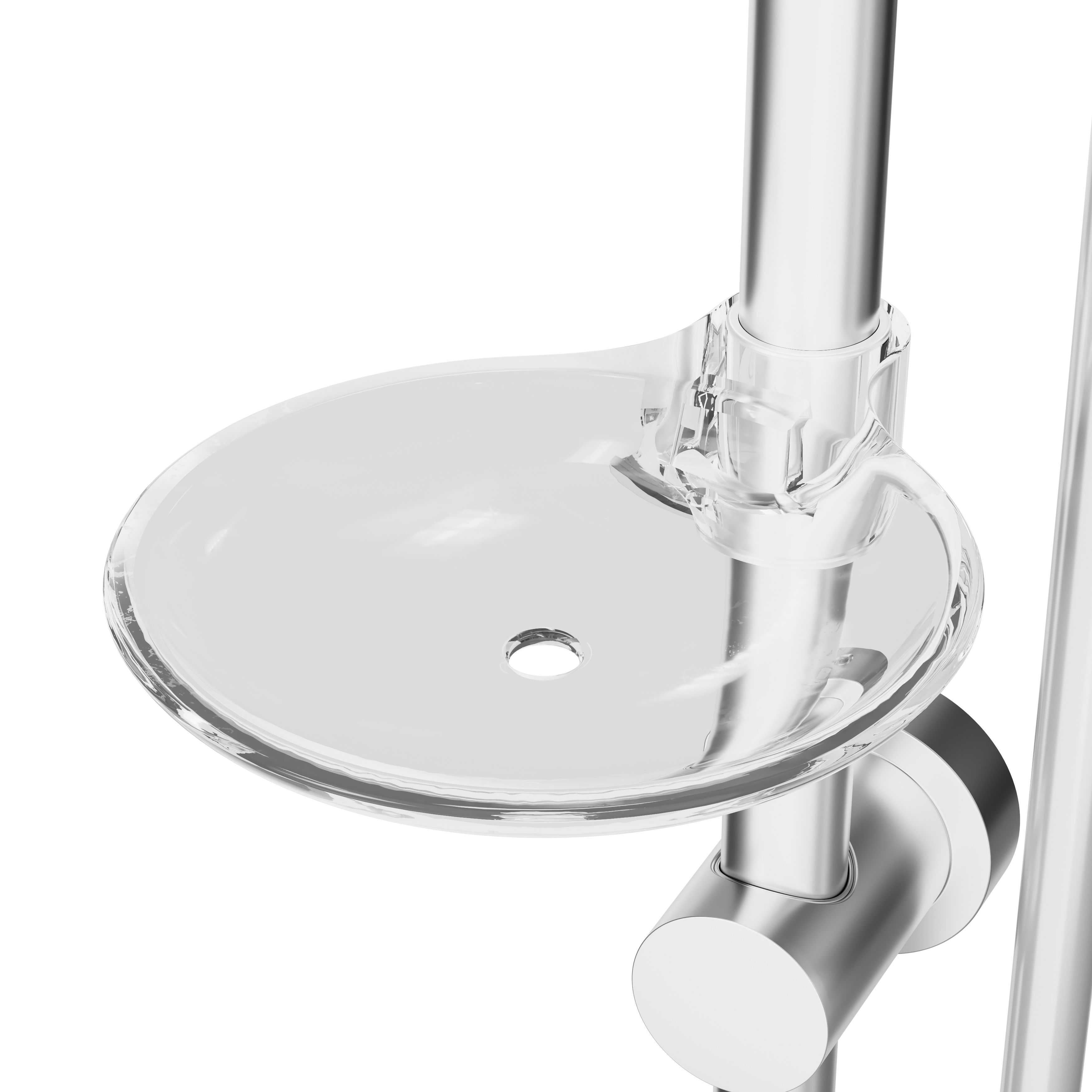 GoodHome Kielder 5-spray pattern Chrome effect Shower kit - 4