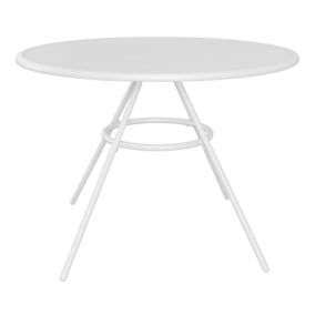 GoodHome Kilifi Bright white 4 seater Dining table