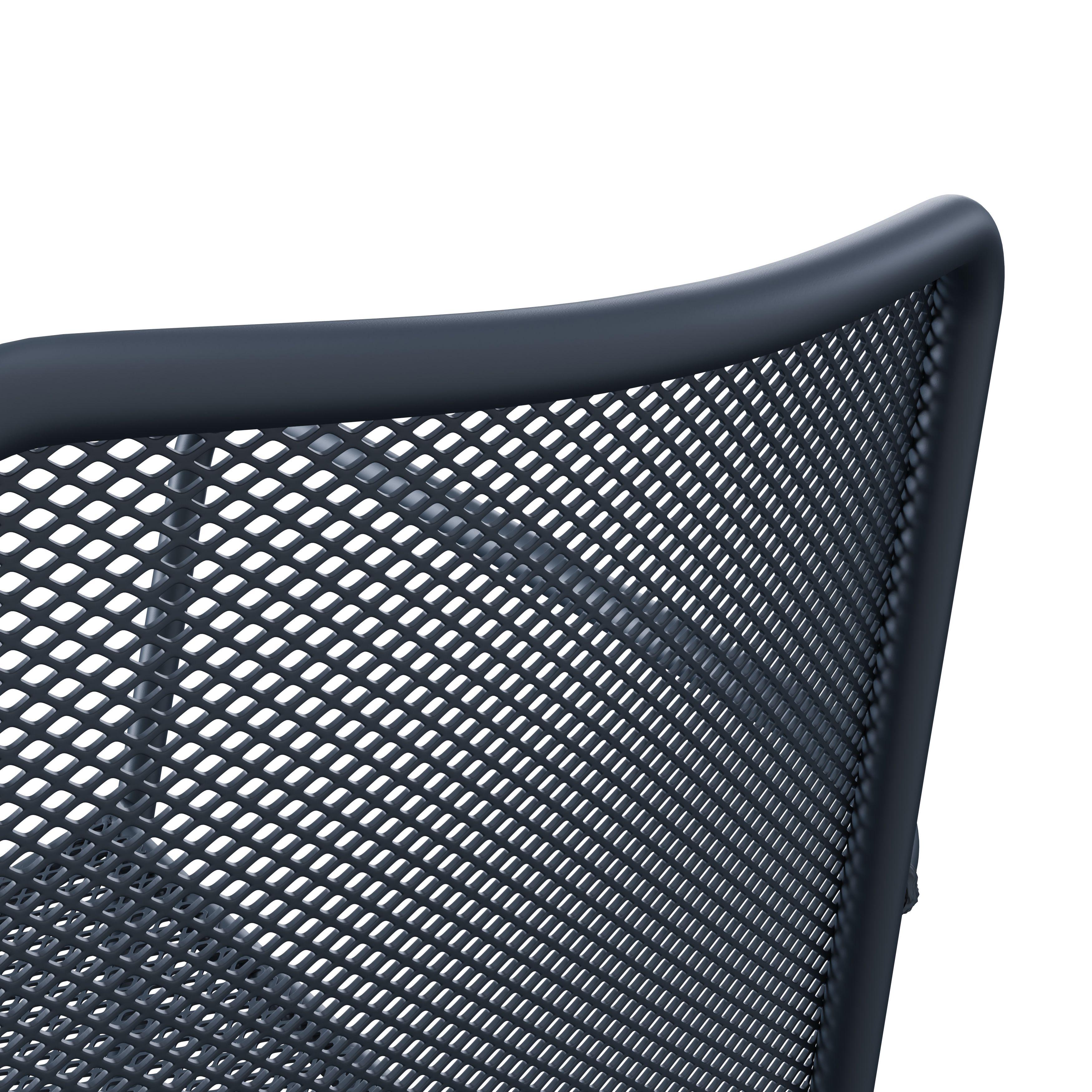 GoodHome Kilifi Midnight navy Metal 4 seater Chair & table set