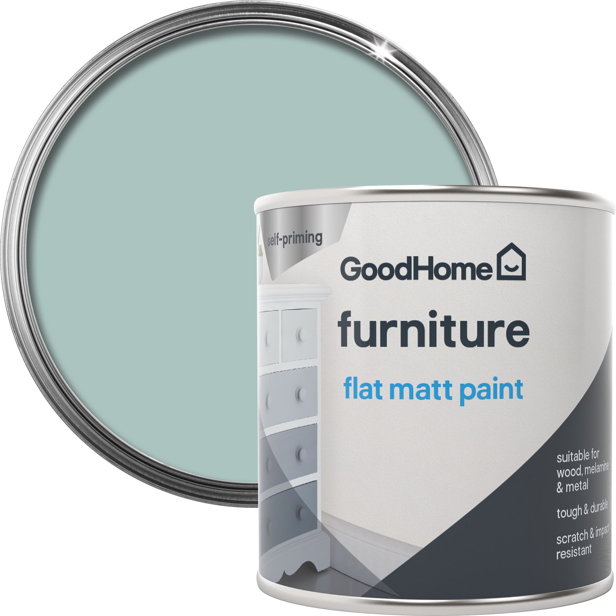 GoodHome Killarney Matt Furniture paint, 125ml
