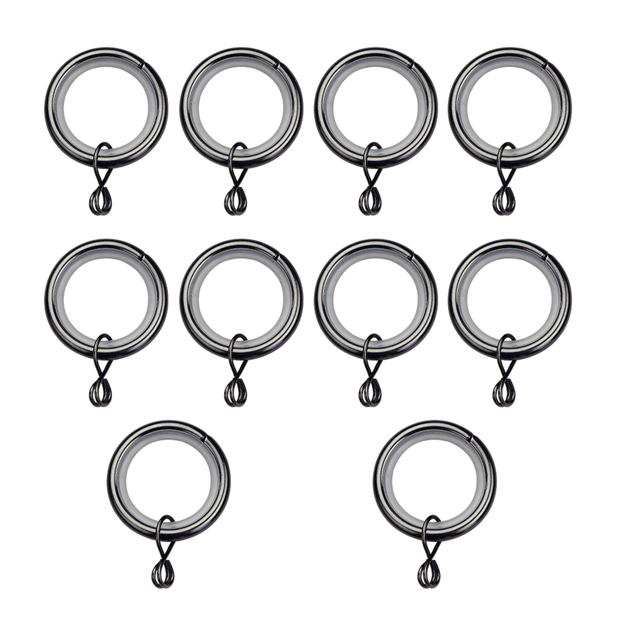 Metal Curtain rings hooks clips Curtain accessories B Q