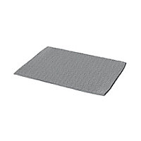 GoodHome Kina High rise grey Rectangular Bath mat (L)70cm (W)50cm