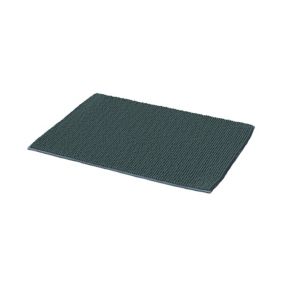 GoodHome Kina Pine green Rectangular Bath mat (L)70cm (W)50cm