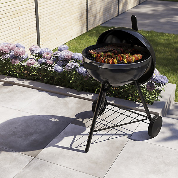 GoodHome Kiowa Black Charcoal BBQ 550mm GoodHome Kiowa Black Charcoal BBQ 550mm