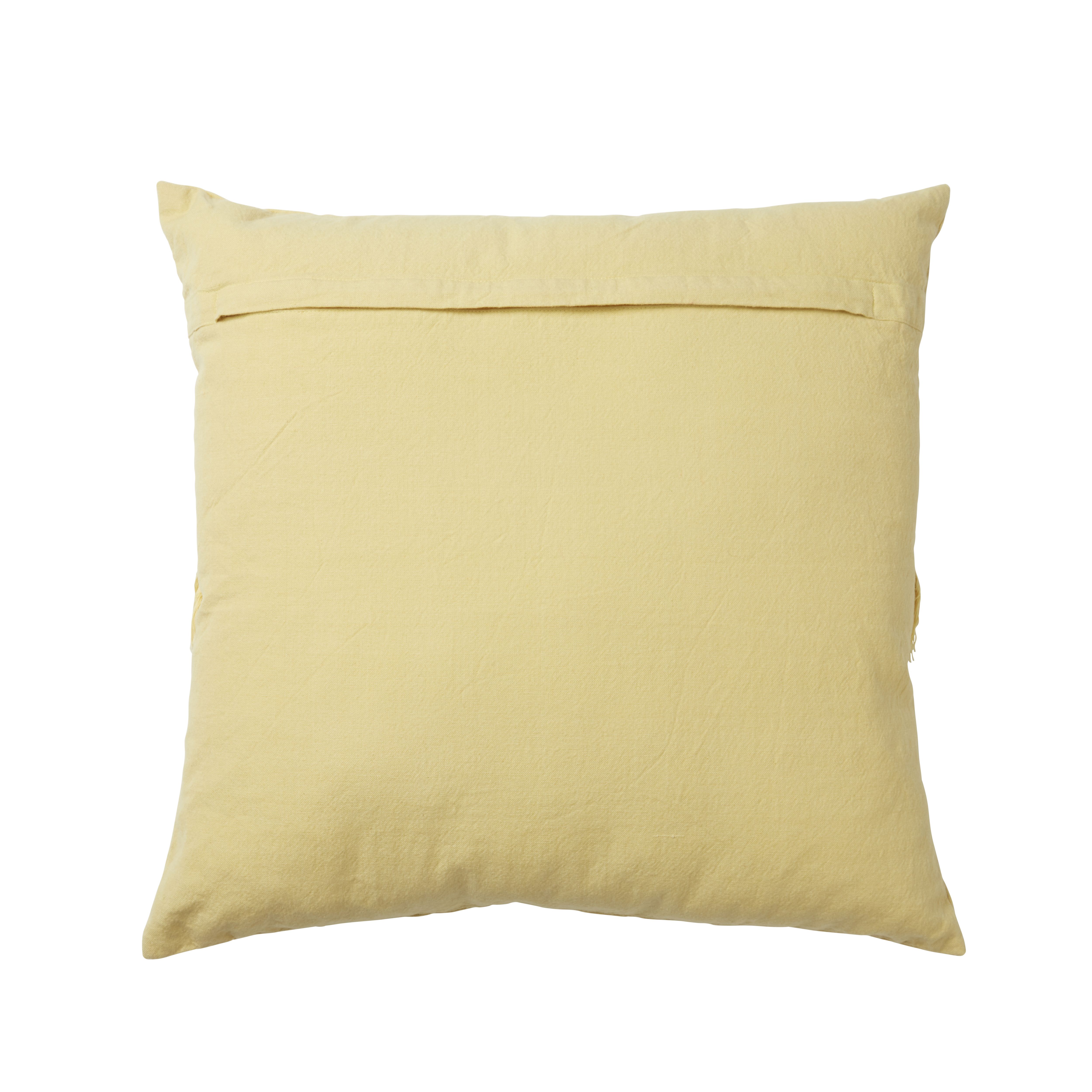 GoodHome Kisiria Cocoon Fringe Outdoor Cushion (L)50cm x (W)50cm