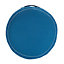 GoodHome Kisiria Moroccan Blue Round Pouffe 45cm(Dia)