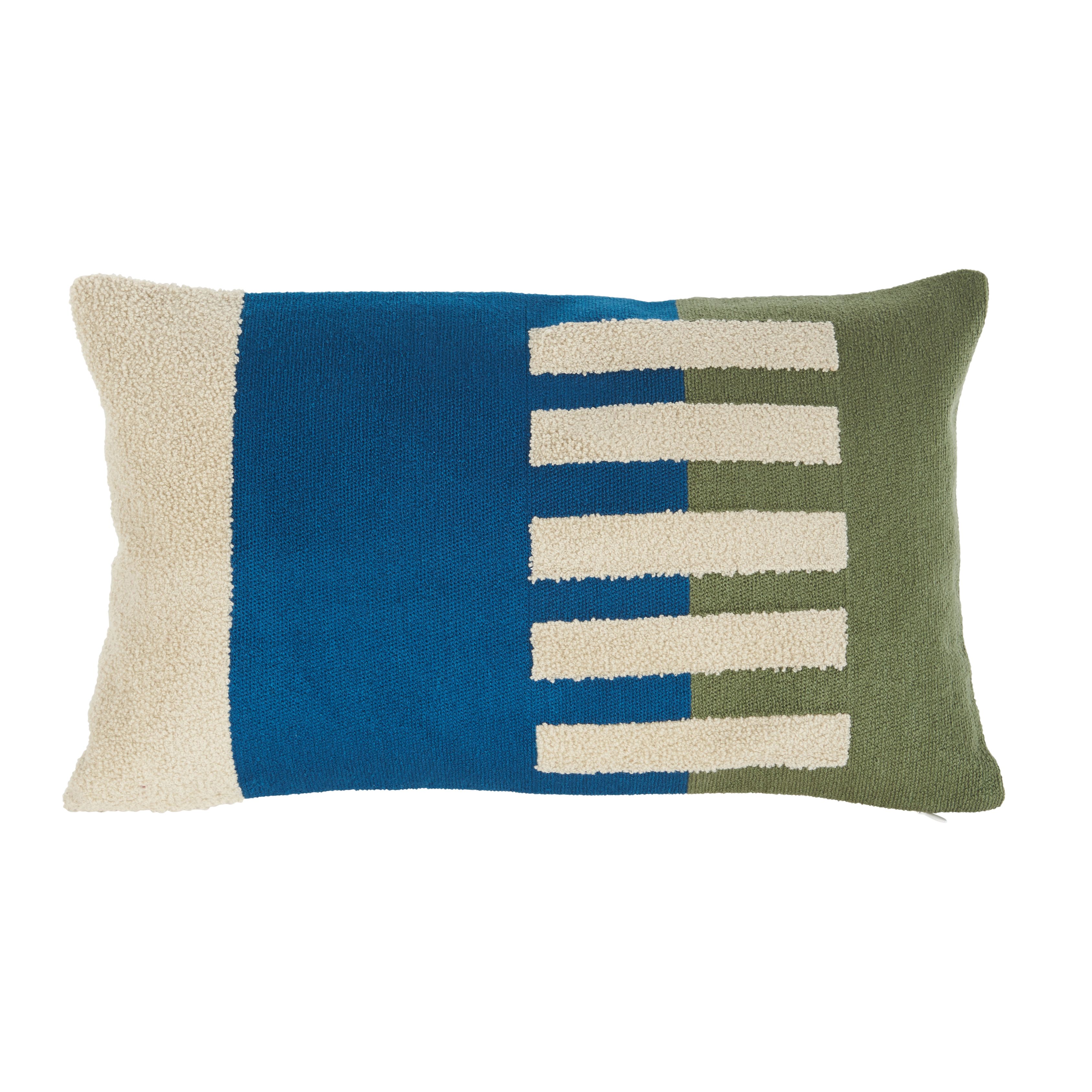 GoodHome Kisiria Multicolour Geometric Outdoor Cushion (L)50cm x (W)30cm
