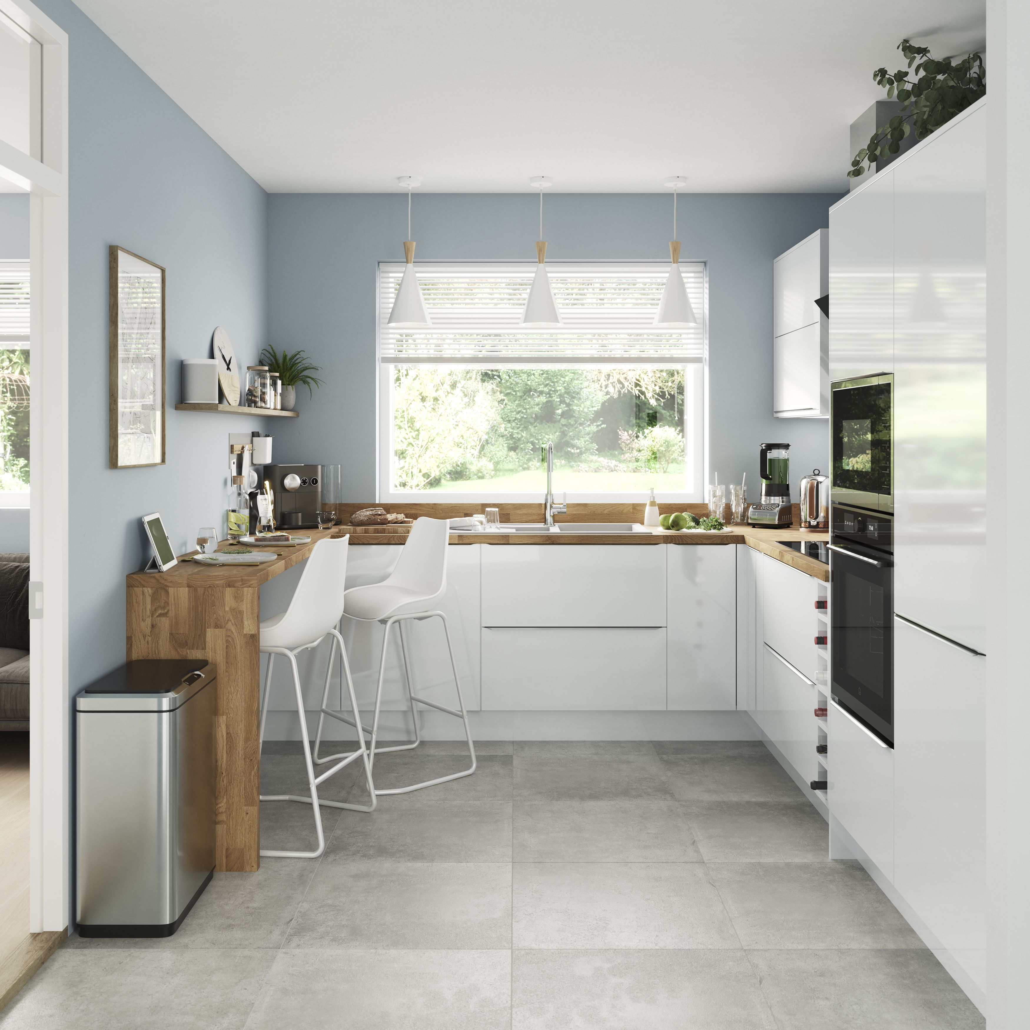 GoodHome Kitchen Brooklyn Matt Emulsion paint, 50ml | DIY at B&Q