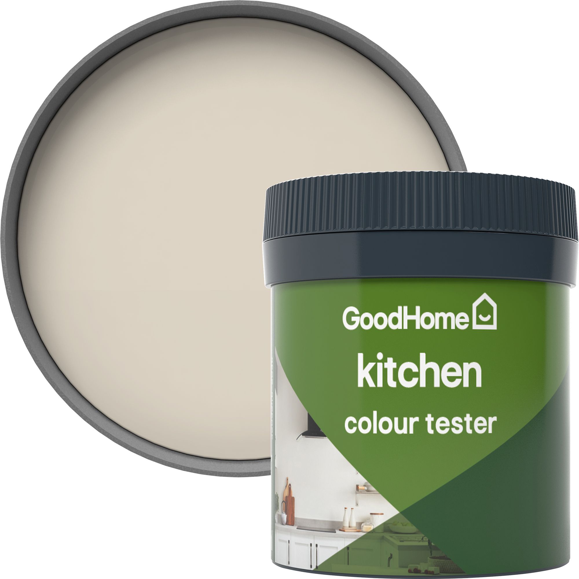 GoodHome Kitchen Cancun Matt Emulsion paint, 50ml Tester pot DIY at B&Q