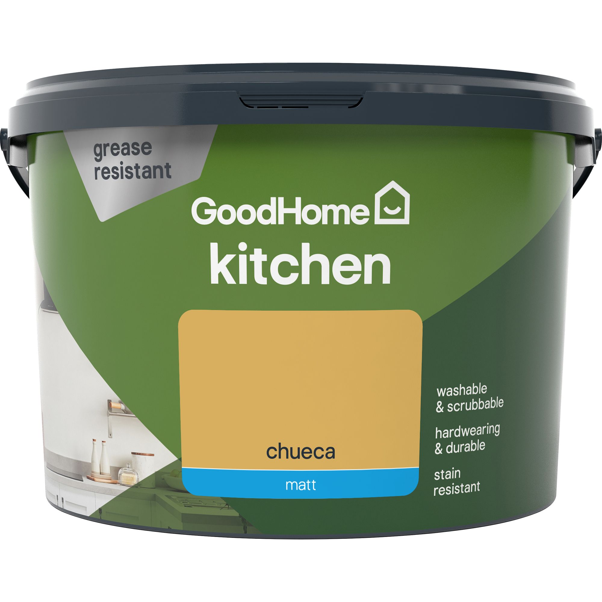 GoodHome Kitchen Chueca Matt Emulsion paint, 2.5L