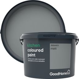 GoodHome Kitchen Delaware Matt Emulsion paint, 2.5L