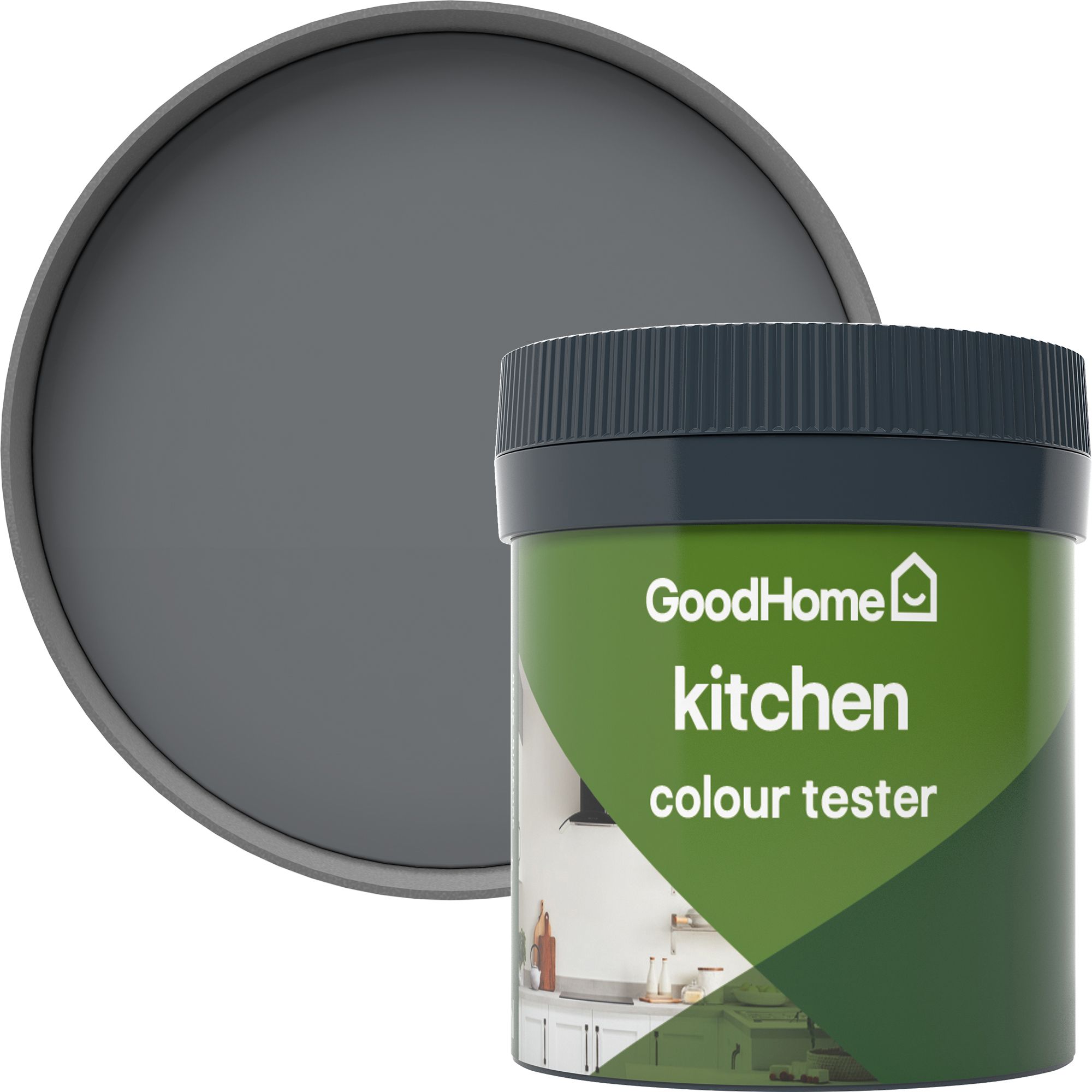 GoodHome Kitchen Hamilton Matt Emulsion paint, 50ml Tester pot DIY at B&Q