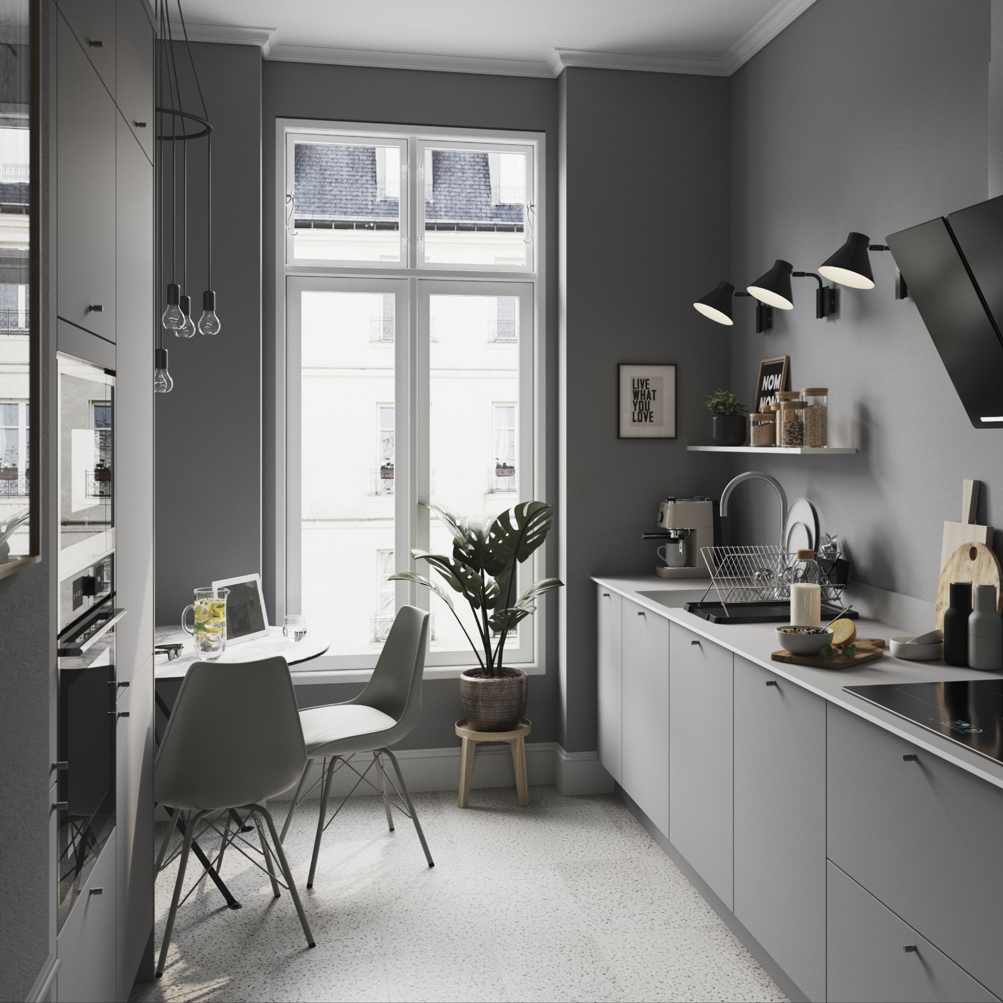 GoodHome Kitchen Hamilton Matt Wall & ceiling Emulsion paint, 50ml ...