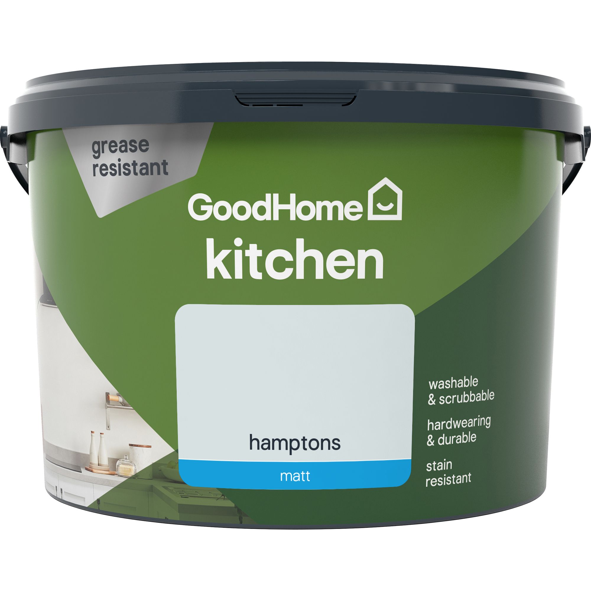 GoodHome Kitchen Hamptons Matt Emulsion paint, 2.5L