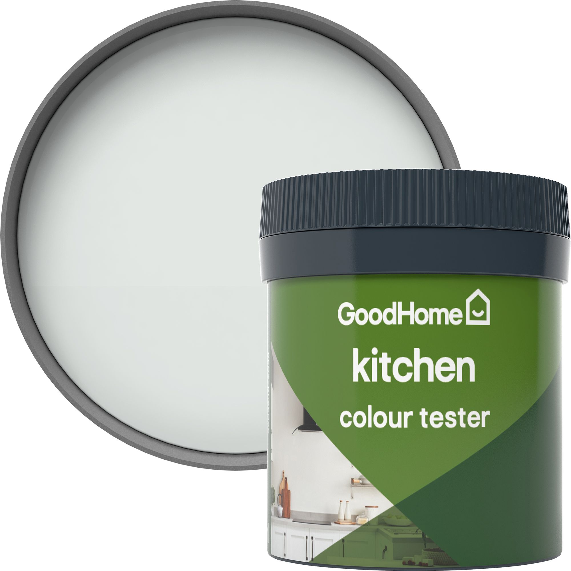 GoodHome Kitchen Hempstead Matt Emulsion paint, 50ml Tester pot DIY