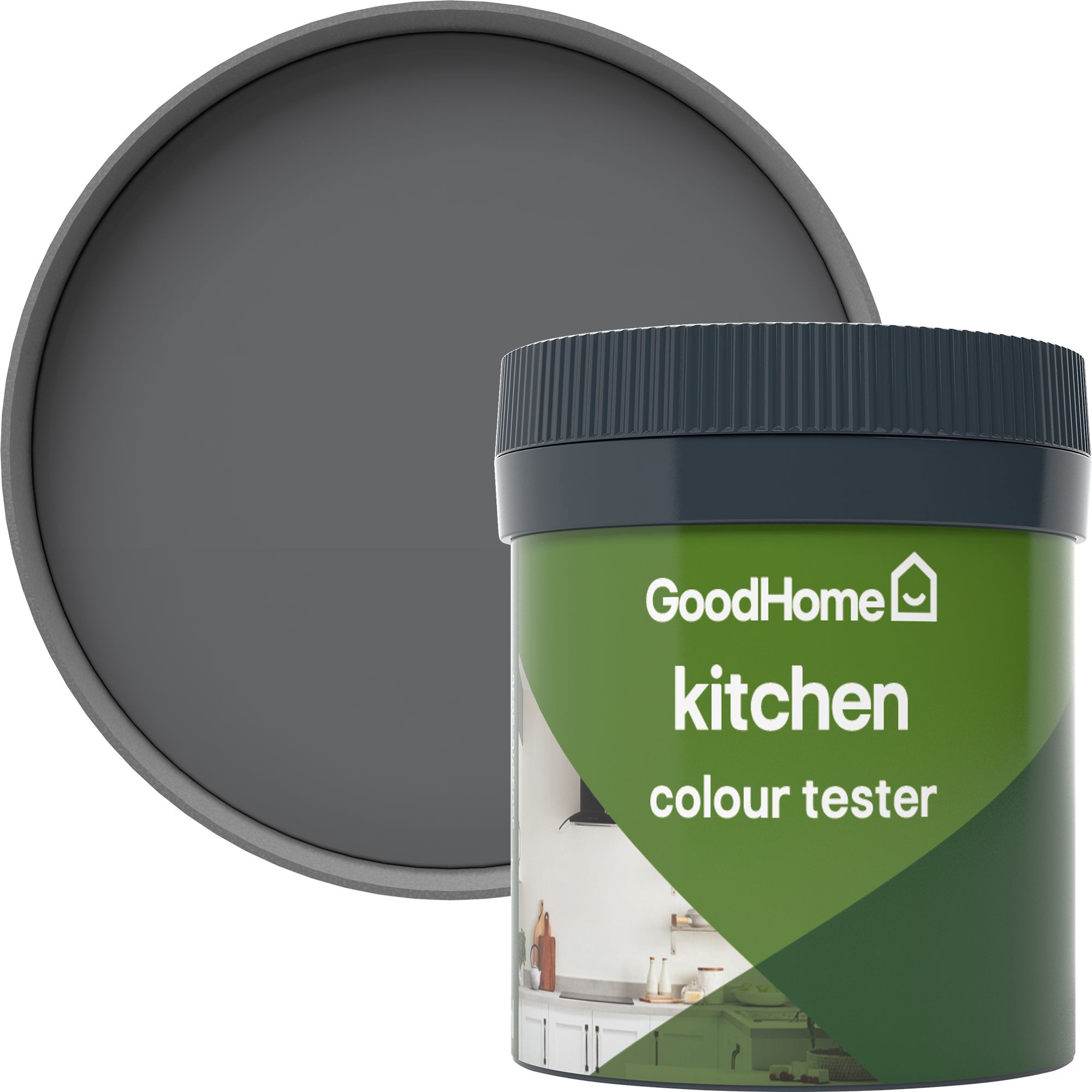 GoodHome Kitchen Princeton Matt Emulsion paint, 50ml Tester pot DIY