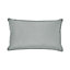 GoodHome Klama Blue grey Plain Indoor Cushion (L)30cm x (W)50cm