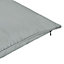 GoodHome Klama Blue grey Plain Indoor Cushion (L)30cm x (W)50cm