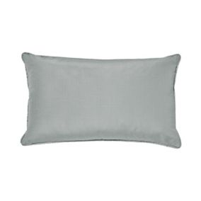 GoodHome Klama Plain Blue grey Cushion (L)30cm x (W)50cm