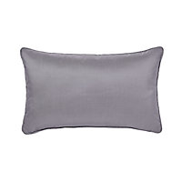 GoodHome Klama Purple Plain Indoor Cushion (L)30cm x (W)50cm