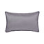 GoodHome Klama Purple Plain Indoor Cushion (L)30cm x (W)50cm