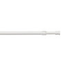 GoodHome Konera Matt White Extendable Stick Café rod Set, (L)700mm-1000mm (Dia)9mm