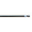 GoodHome Konera Satin Grey Nickel effect Extendable Stick Café rod Set, (L)700mm-1000mm (Dia)9mm