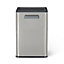 GoodHome Kora Anthracite Integrated Kitchen Pull-out bin, - 13L