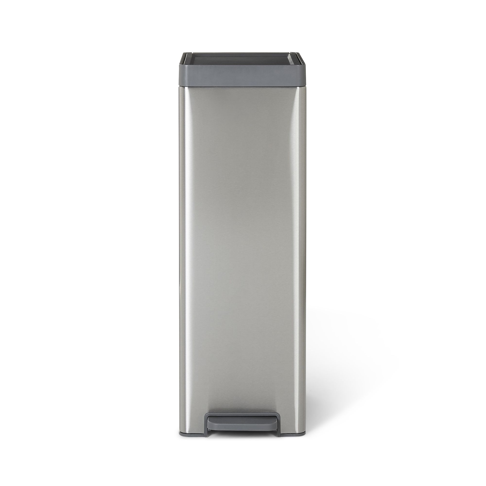 GoodHome Kora Anthracite Metal Pedal Bin - 30L