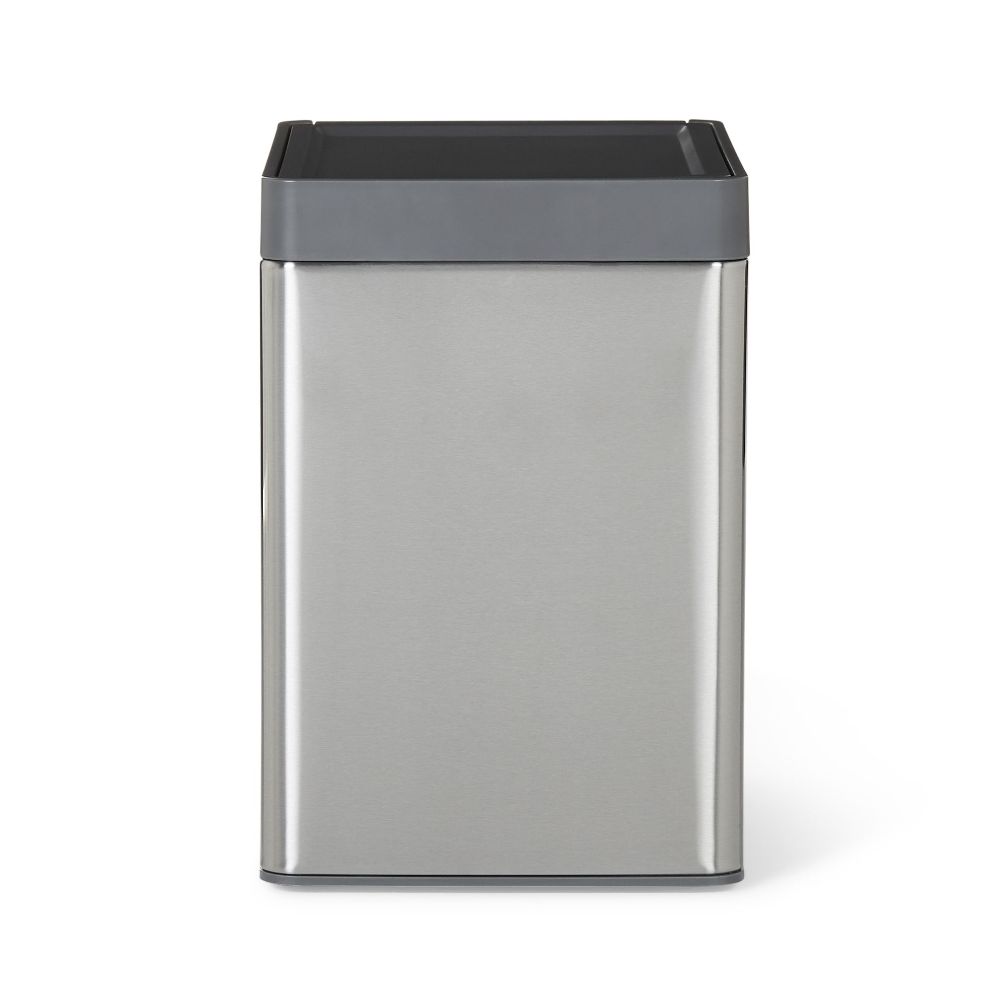 GoodHome Kora Anthracite Metal Touch Bin - 15L