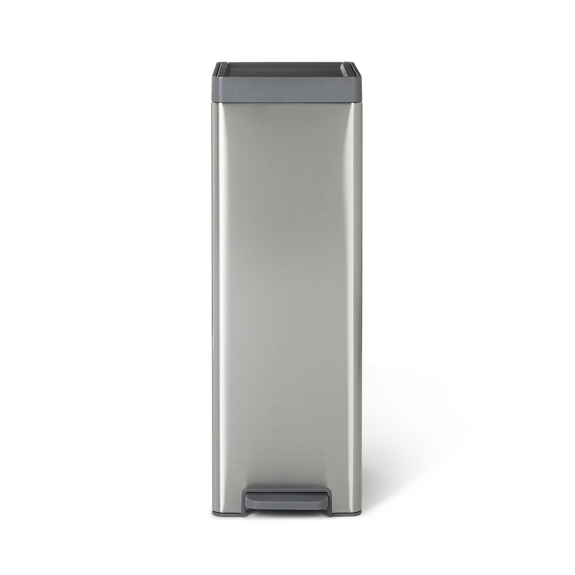 GoodHome Kora Pedal Anthracite Metal Pedal Bin - 30L