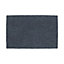 GoodHome Koros Midnight blue Rectangular Bath mat (L)80cm (W)50cm
