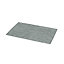 GoodHome Koros Sage grey Rectangular Bath mat (L)80cm (W)50cm