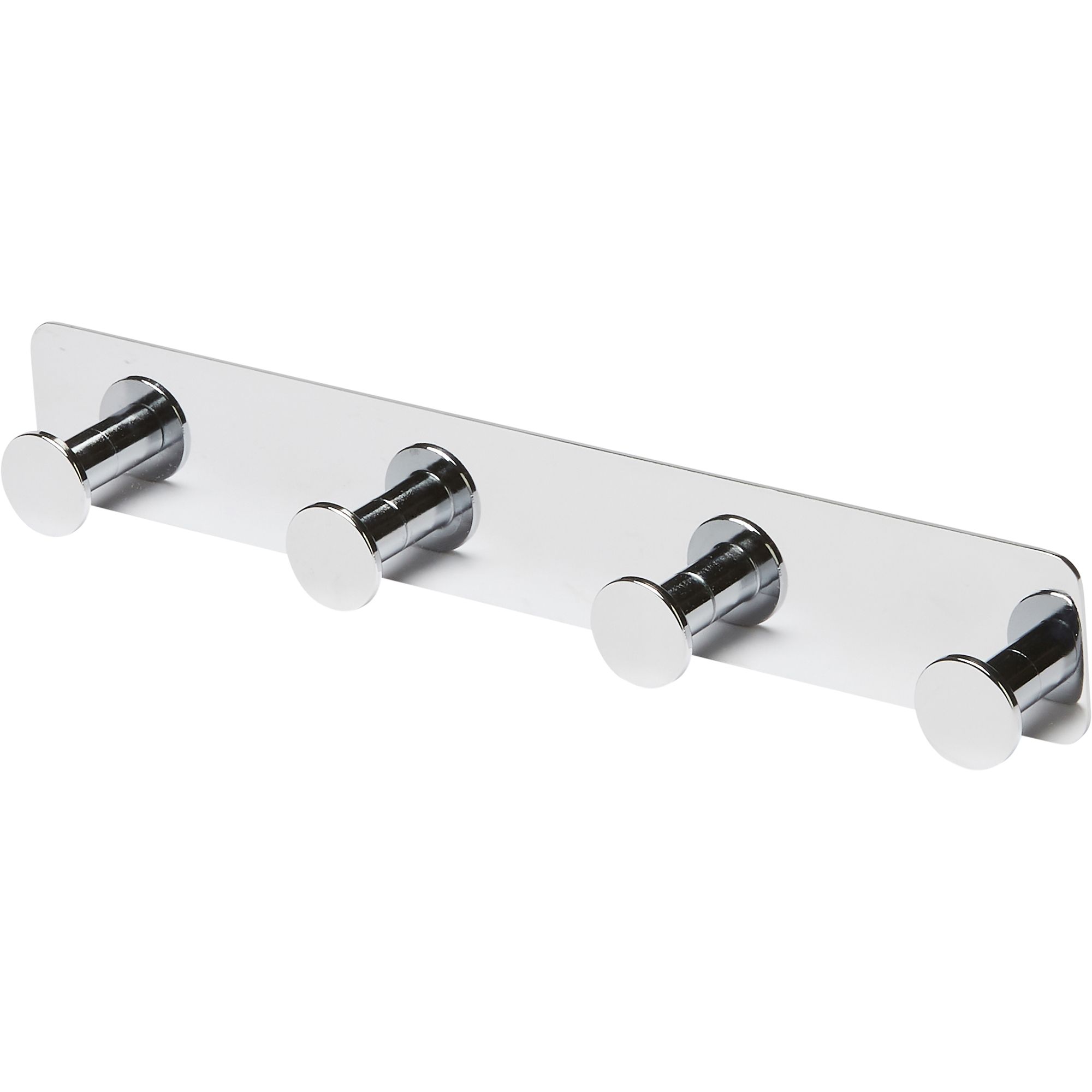 GoodHome Koros Steel 4 Hook rail