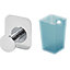 GoodHome Koros Translucent Blue Bathroom accessory set