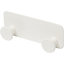 GoodHome Koros Translucent white Plastic & steel Bathroom accessory set