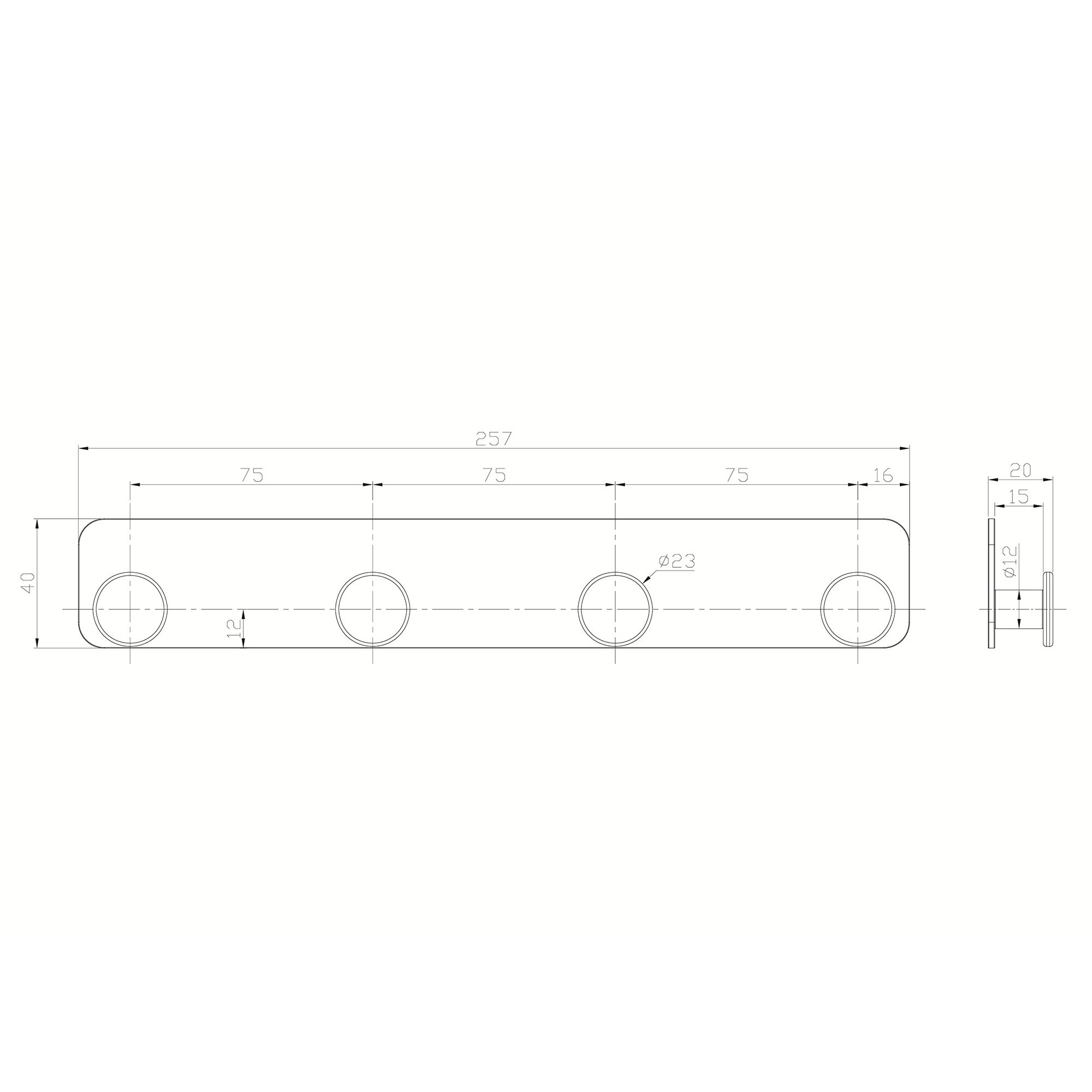 GoodHome Koros Translucent white Plastic & steel Bathroom accessory set