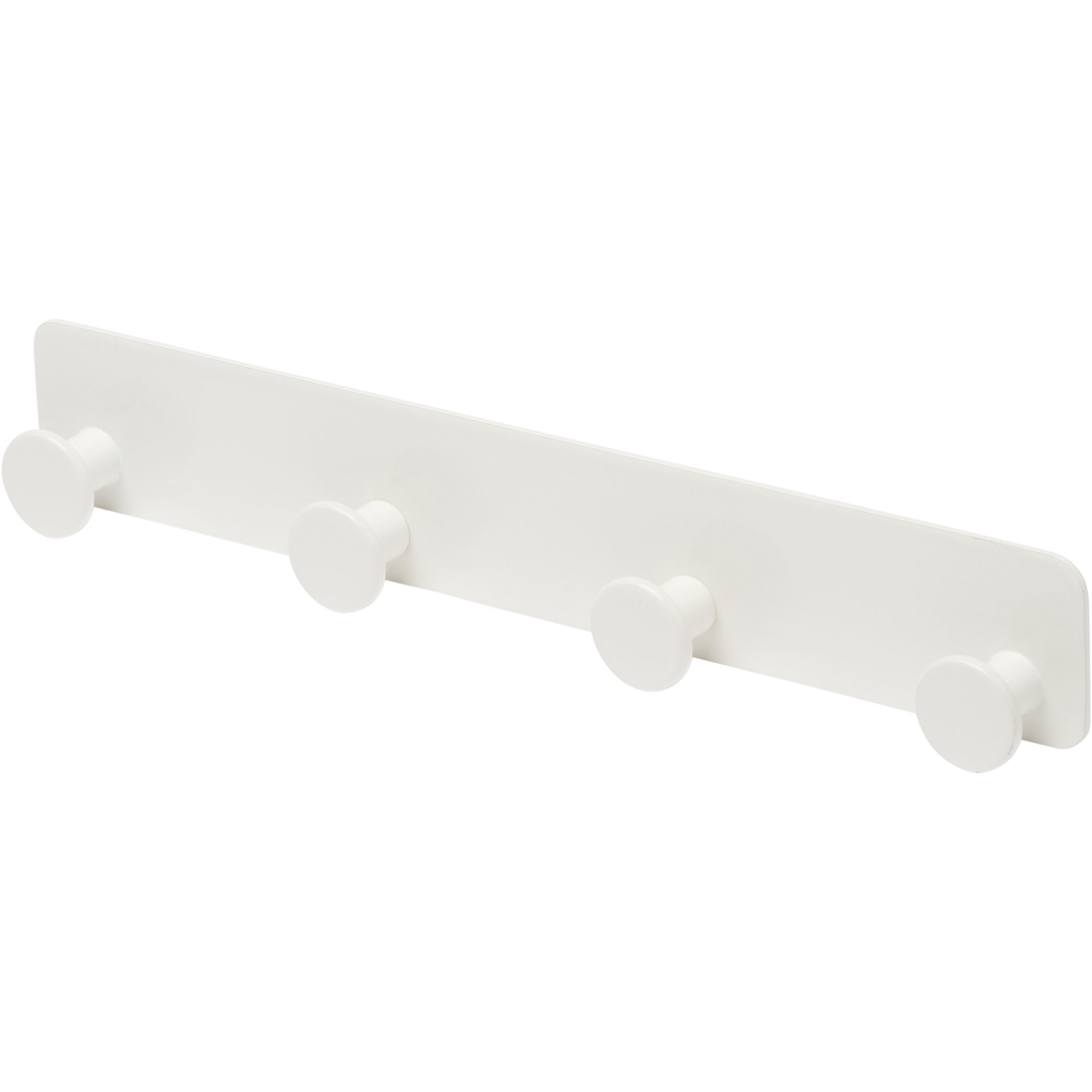 GoodHome Koros Translucent white Plastic & steel Bathroom accessory set