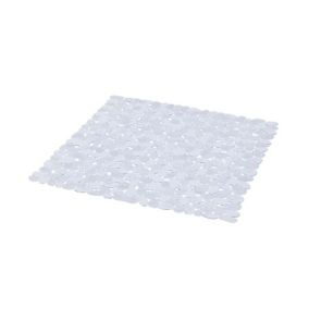 Clear plastic shower mats discount