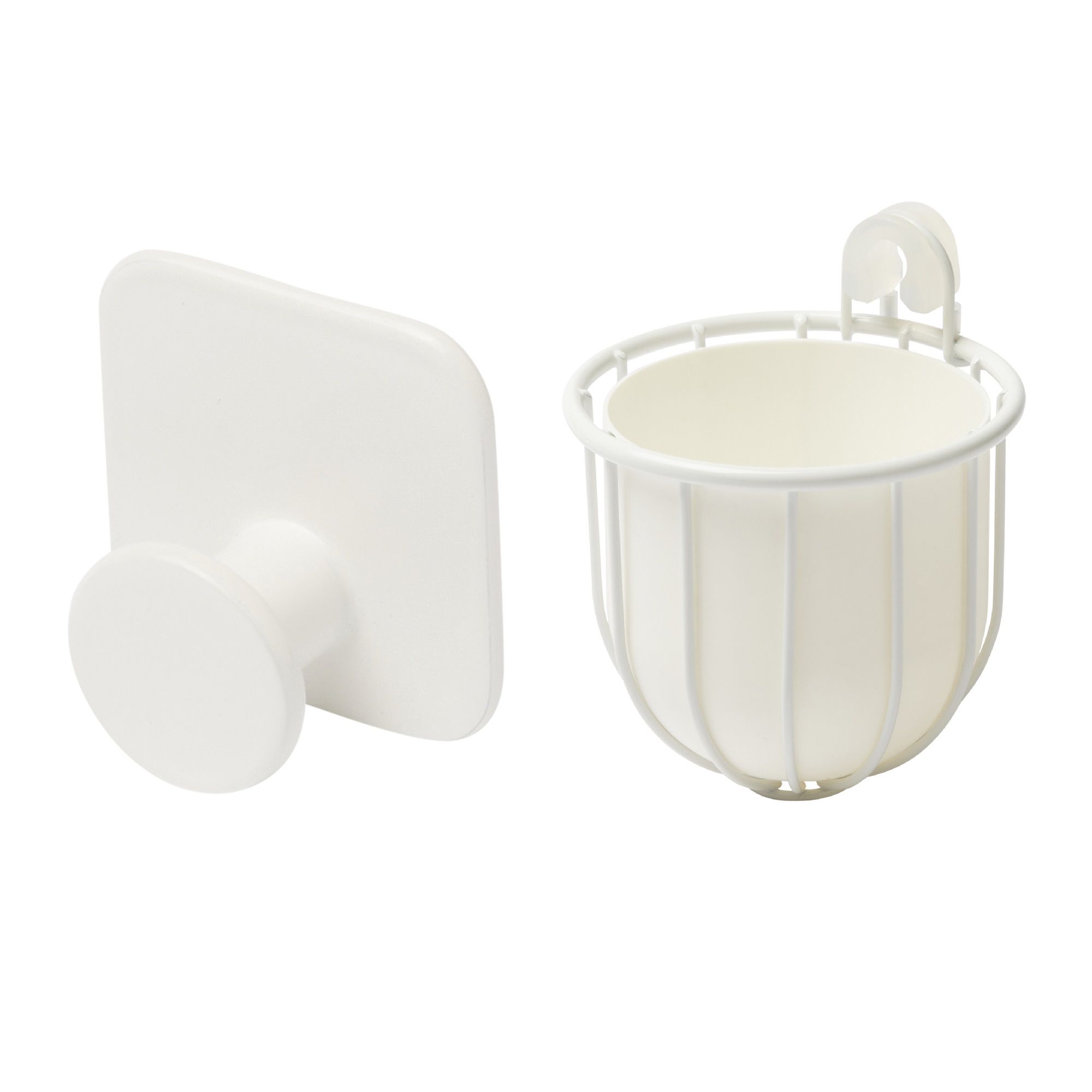 GoodHome Koros White Bathroom accessory set