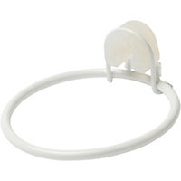 GoodHome Koros White Hair dryer holder (W) 90mm