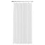 GoodHome Koros White Plain Shower curtain (L)1800mm