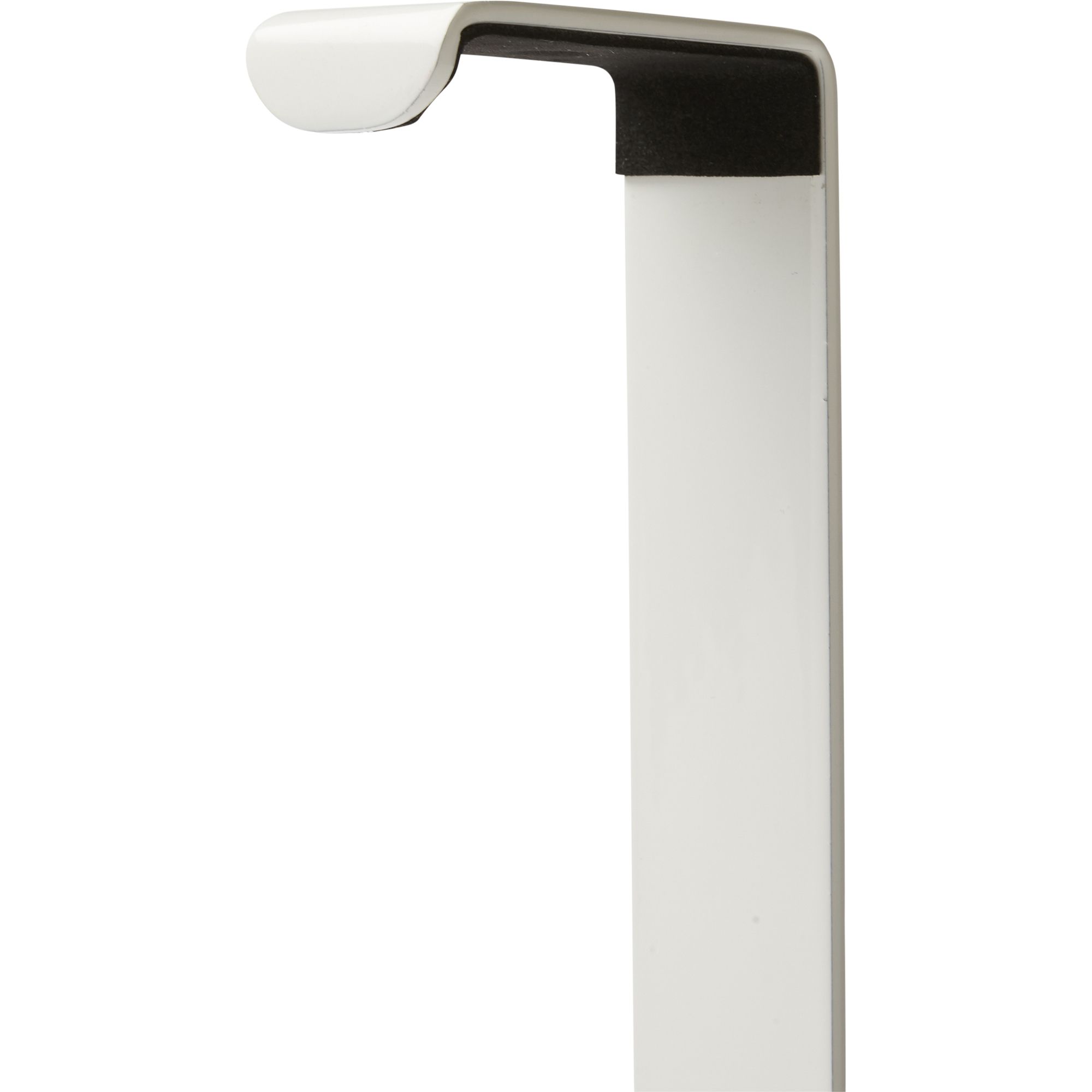 GoodHome Koros White Steel Towel hook (W)32.4cm