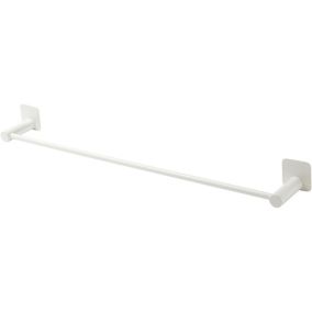 GoodHome Koros White Steel Wall-mounted Towel rail (W)62.3cm